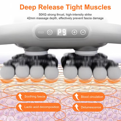 42-Head Deep Tissue Fascia Massage Gun